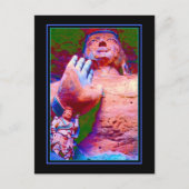 Giant Buddha in Yungang Caves China Briefkaart (Voorkant)