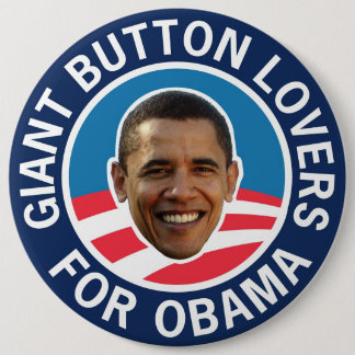 Giant Button Lovers voor Obama