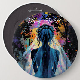 Giant Button Pin van Custom Design Bride To Be