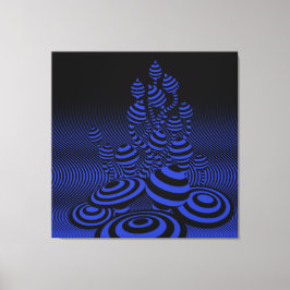 Giant Canvas Midnight blue Magic Mushrooms 1m².