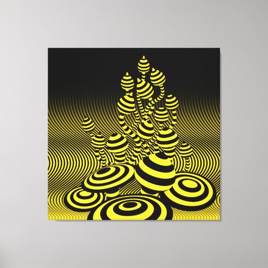 Giant Canvas Zuur Lemon Magic Mushrooms 1m sq. (Voorkant)