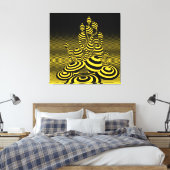 Giant Canvas Zuur Lemon Magic Mushrooms 1m sq. (Insitu (Slaapkamer))