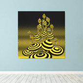 Giant Canvas Zuur Lemon Magic Mushrooms 1m sq. (Insitu (Houten vloer))