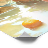 Giant Capybara – Hot Spring Illustratie Poster (Hoek)