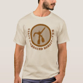 Giant Cardboard Robots Brown T-Shirt (Voorkant)