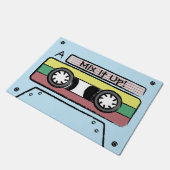 Giant Cartoon Handtekening Cassettebandje (blauw) Deurmat (Schuin)