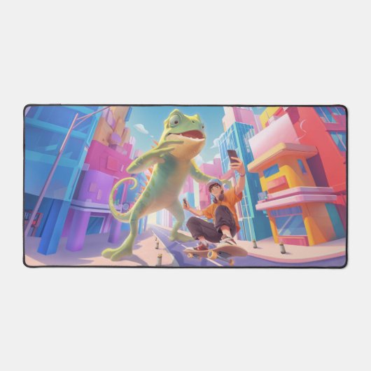 Giant Chameleon – stadsbeeld Bureaumat (Voorkant)