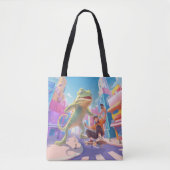Giant Chameleon – stadsbeeld Tote Bag (Voorkant)