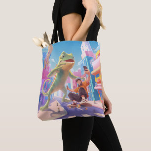 Giant Chameleon – stadsbeeld Tote Bag