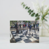 Giant Chessboard Briefkaart (Staand voorkant)