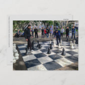 Giant Chessboard Briefkaart (Voorkant / Achterkant)