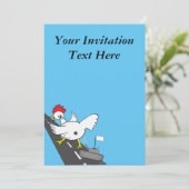 Giant Chicken. Kaart (Staand voorkant)