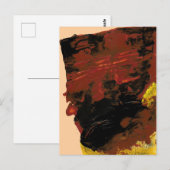 Giant Chocolate Bar Acryl Schilderen Briefkaart (Voorkant / Achterkant)