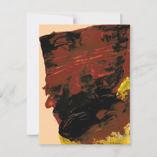 Giant Chocolate Bar Acryl Schilderen Briefkaart