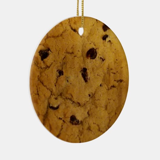 Giant Chocolate Chip Cookie Keramisch Ornament (Rechts)