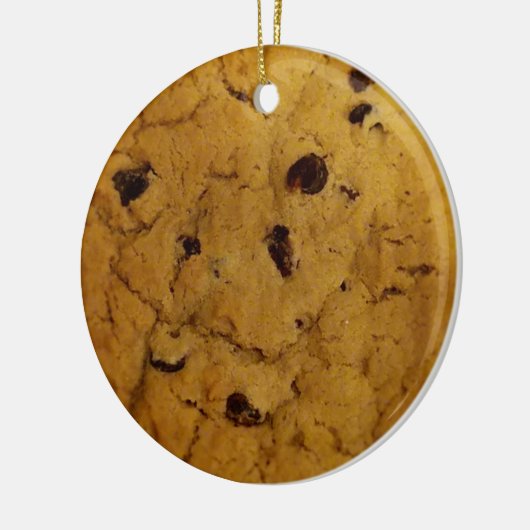 Giant Chocolate Chip Cookie Keramisch Ornament (Links)