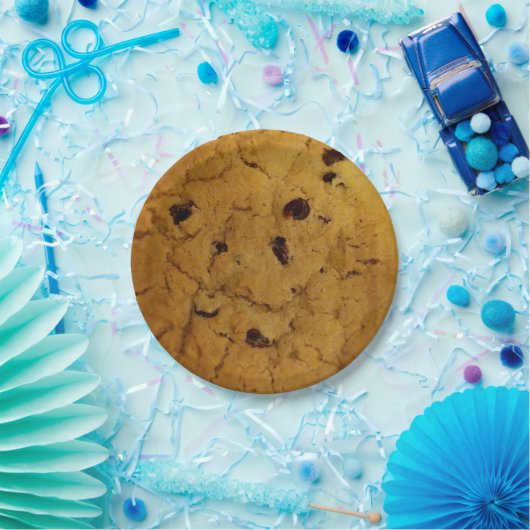 Giant Chocolate Chip Cookie Papieren Bordje (Feest)