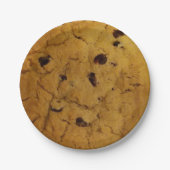 Giant Chocolate Chip Cookie Papieren Bordje (Voorkant)