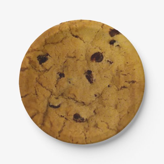 Giant Chocolate Chip Cookie Papieren Bordje