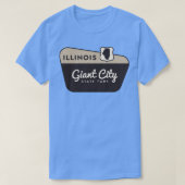 Giant City State Park Illinois Welkomstbord T-shirt (Design voorkant)