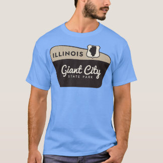 Giant City State Park Illinois Welkomstbord T-shirt