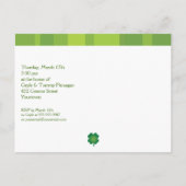 Giant Clover-Briefkaart Uitnodiging Briefkaart (Achterkant)