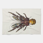 Giant Coconut Crab -  illustratie Theedoek (Horizontaal)