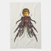 Giant Coconut Crab -  illustratie Theedoek (Verticaal)