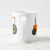Giant Coffee Mok Sinaasappel Tractor (Achterkant)
