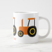 Giant Coffee Mok Sinaasappel Tractor (Rechts)