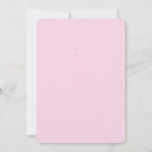 Giant Cupcake Birthday Party Invitation Roze Kaart (Achterkant)