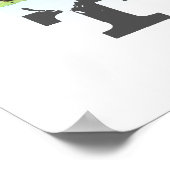 Giant Custom Kinder Green Boerderij Tractor Poster (Hoek)