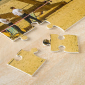 Giant Deck Stoel op Bournemouth Beach. Legpuzzel (Zijkant)