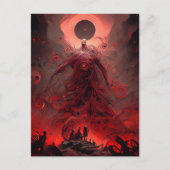 Giant Demon Creature Dark Fantasy Horror Briefkaart (Voorkant)
