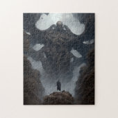 Giant Demon Creature Dark Fantasy Horror Legpuzzel (Verticaal)