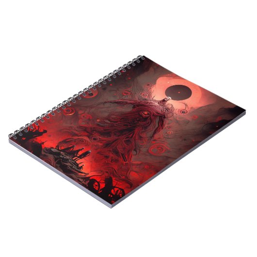 Giant Demon Creature Dark Fantasy Horror Notitieboek (Linkerzijde)