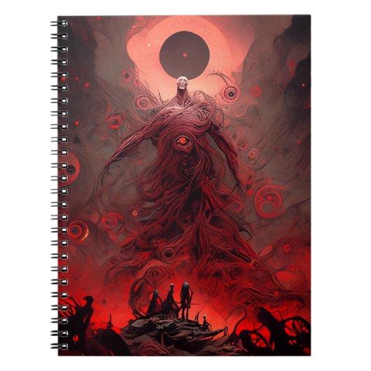 Giant Demon Creature Dark Fantasy Horror Notitieboek (Voorkant)