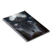 Giant Demon Creature Dark Fantasy Horror Notitieboek (Rechterzijde)