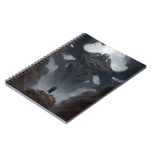 Giant Demon Creature Dark Fantasy Horror Notitieboek (Linkerzijde)