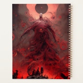 Giant Demon Creature Dark Fantasy Horror Planner (Achterkant)