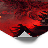 Giant Demon Creature Dark Fantasy Horror Poster (Hoek)