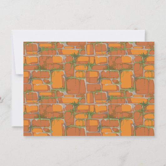 Giant Dinosaur Oerwoud Volcano Birthay Partij Kaart (Achterkant)