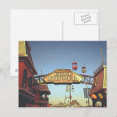 Giant Dipper Sign Briefkaart (Voorkant / Achterkant)