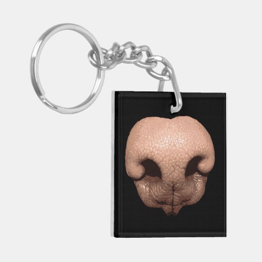 Giant Dog Nose Sleutelhanger (Voorkant Links)