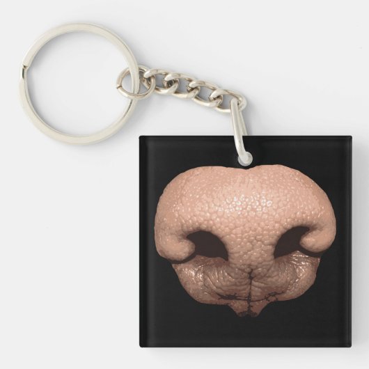 Giant Dog Nose Sleutelhanger (Voorkant)