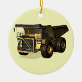 Giant Dump Truck Keramisch Ornament (Voorkant)