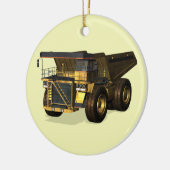 Giant Dump Truck Keramisch Ornament (Links)