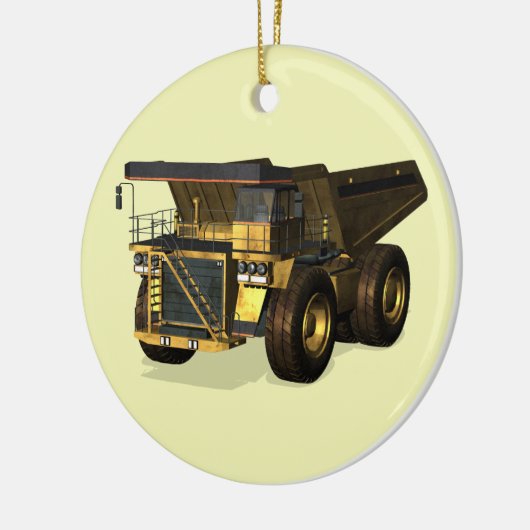 Giant Dump Truck Keramisch Ornament (Links)