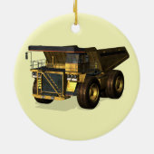 Giant Dump Truck Keramisch Ornament (Achterkant)