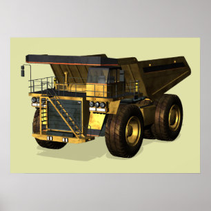 Giant Dump Truck Poster